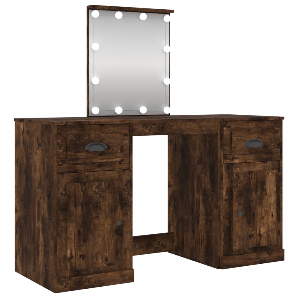 Kaptafel met LED-verlichting 130x50x132,5 cm