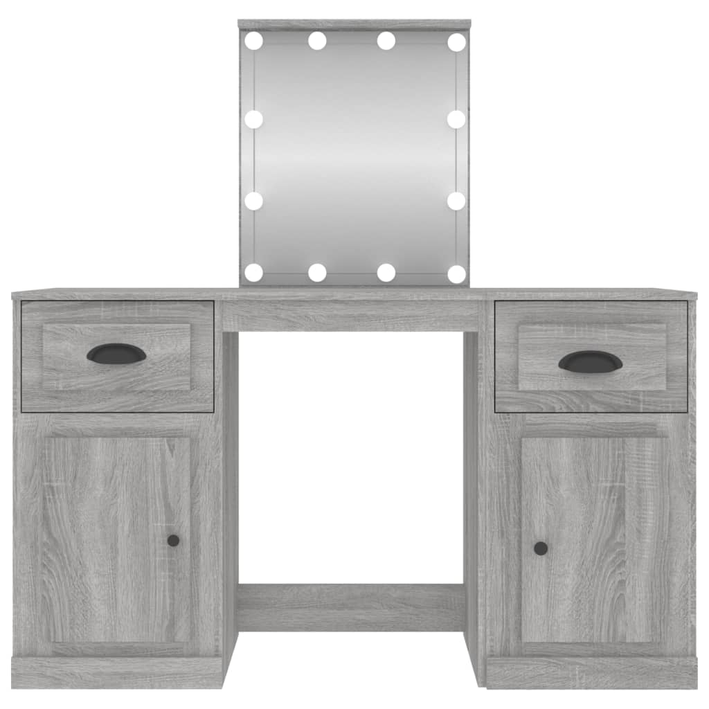 Kaptafel met LED-verlichting 130x50x132,5 cm