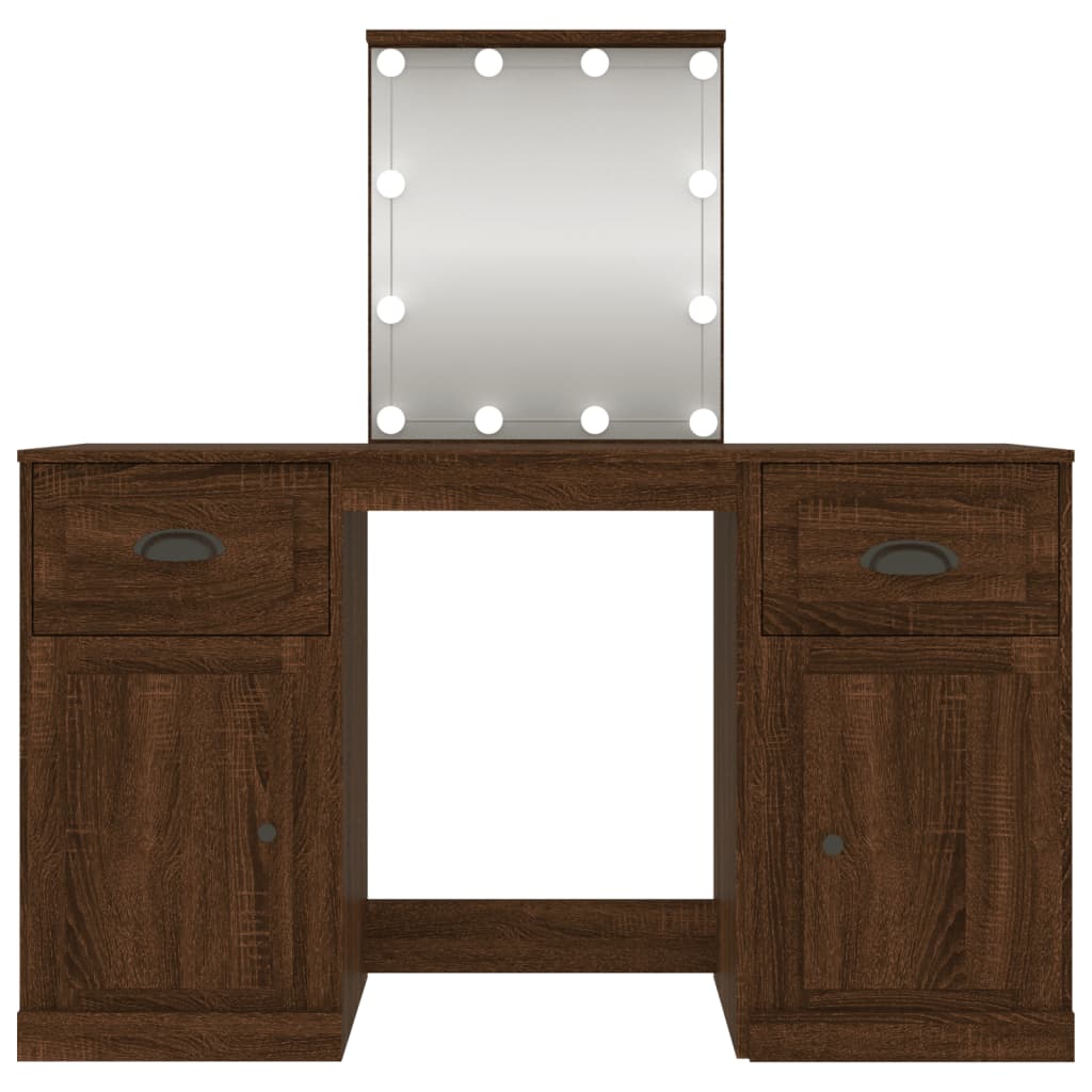 Kaptafel met LED-verlichting 130x50x132,5 cm