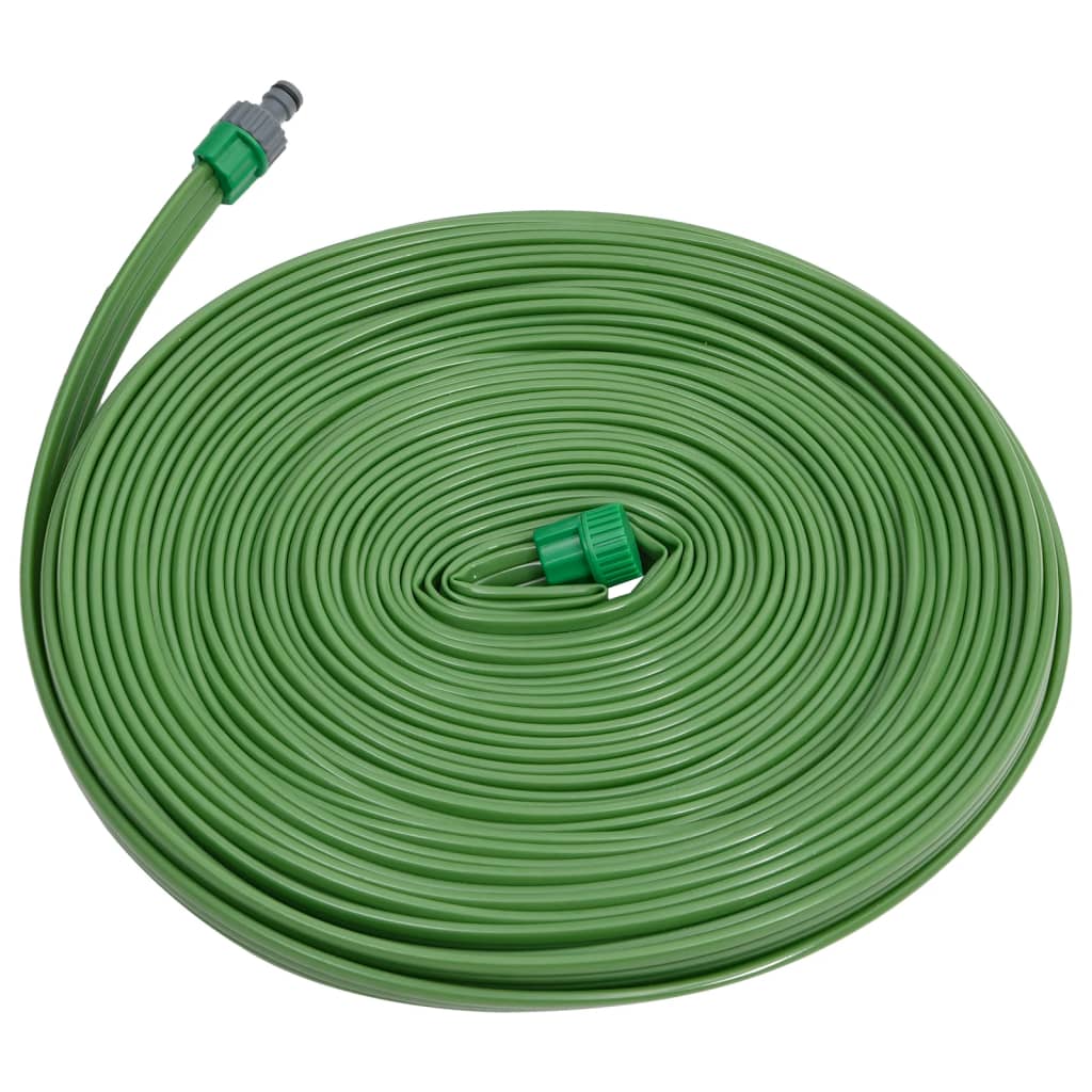 Sproeislang 3-pijps PVC 15 m groen