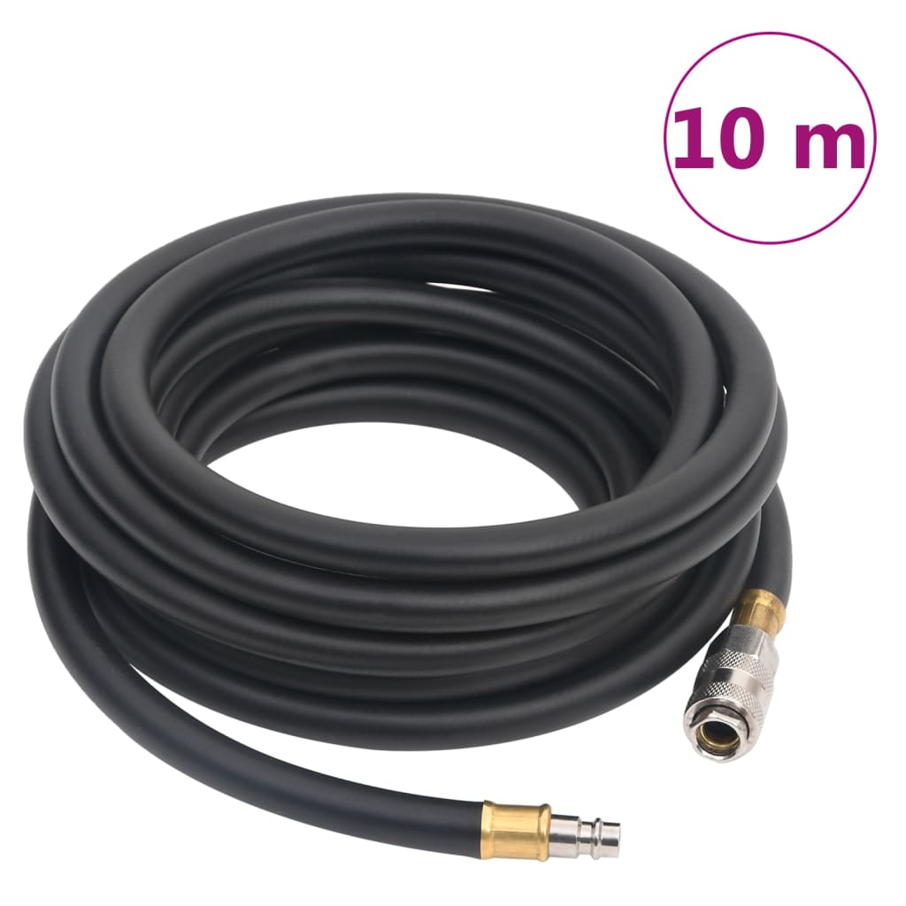 Luchtslang hybride 0,6'' 5 m rubber en PVC zwart