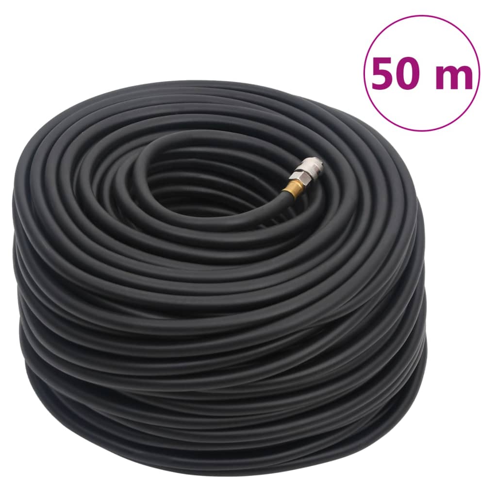 Luchtslang hybride 0,6'' 5 m rubber en PVC zwart