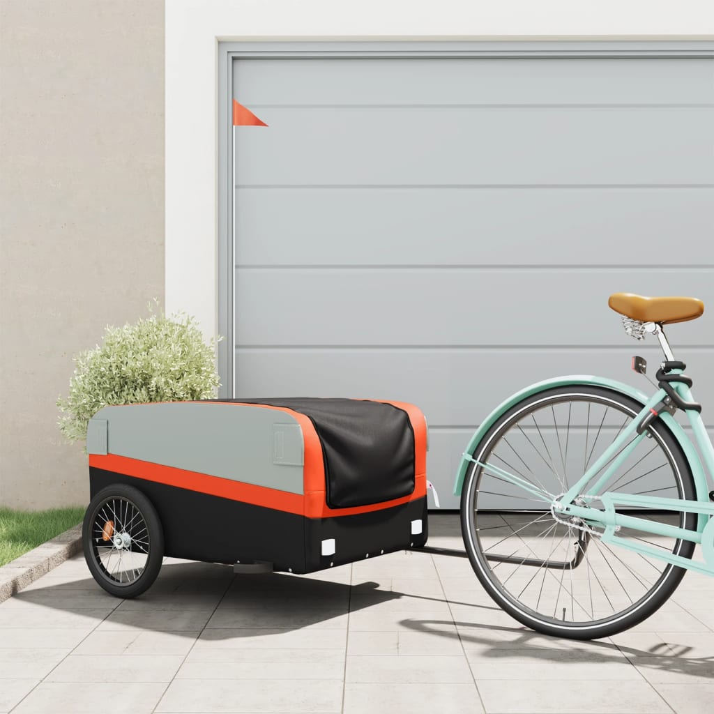 Fietstrailer 30 kg ijzer en