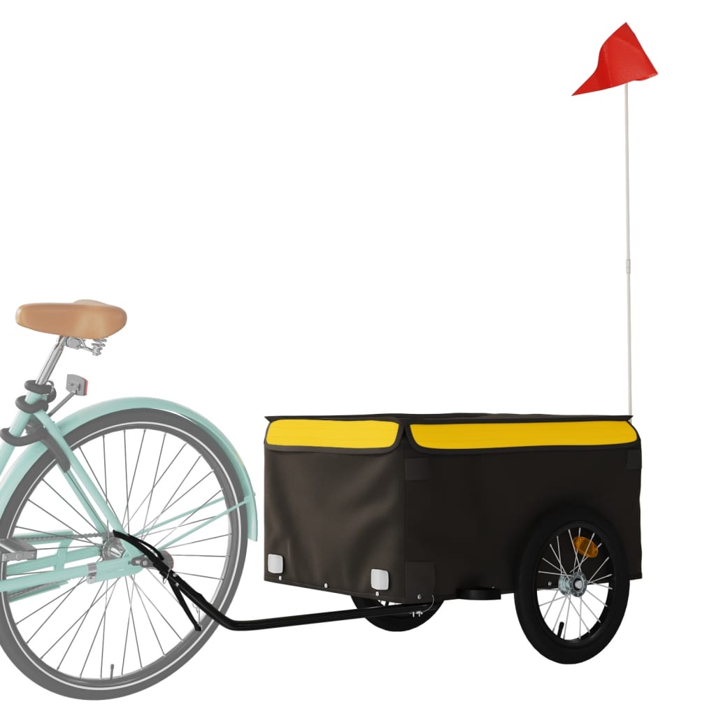 Fietstrailer 30 kg ijzer en