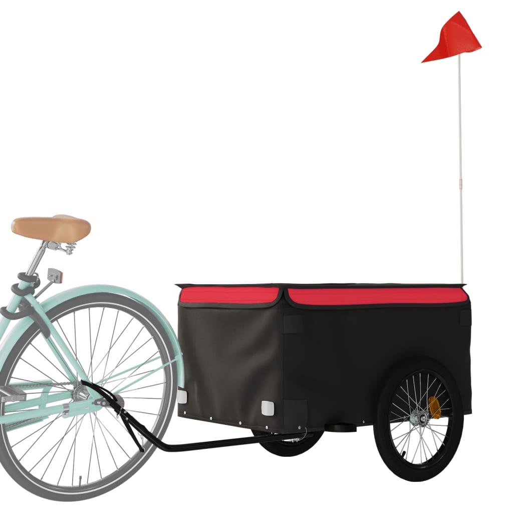 Fietstrailer 30 kg ijzer en