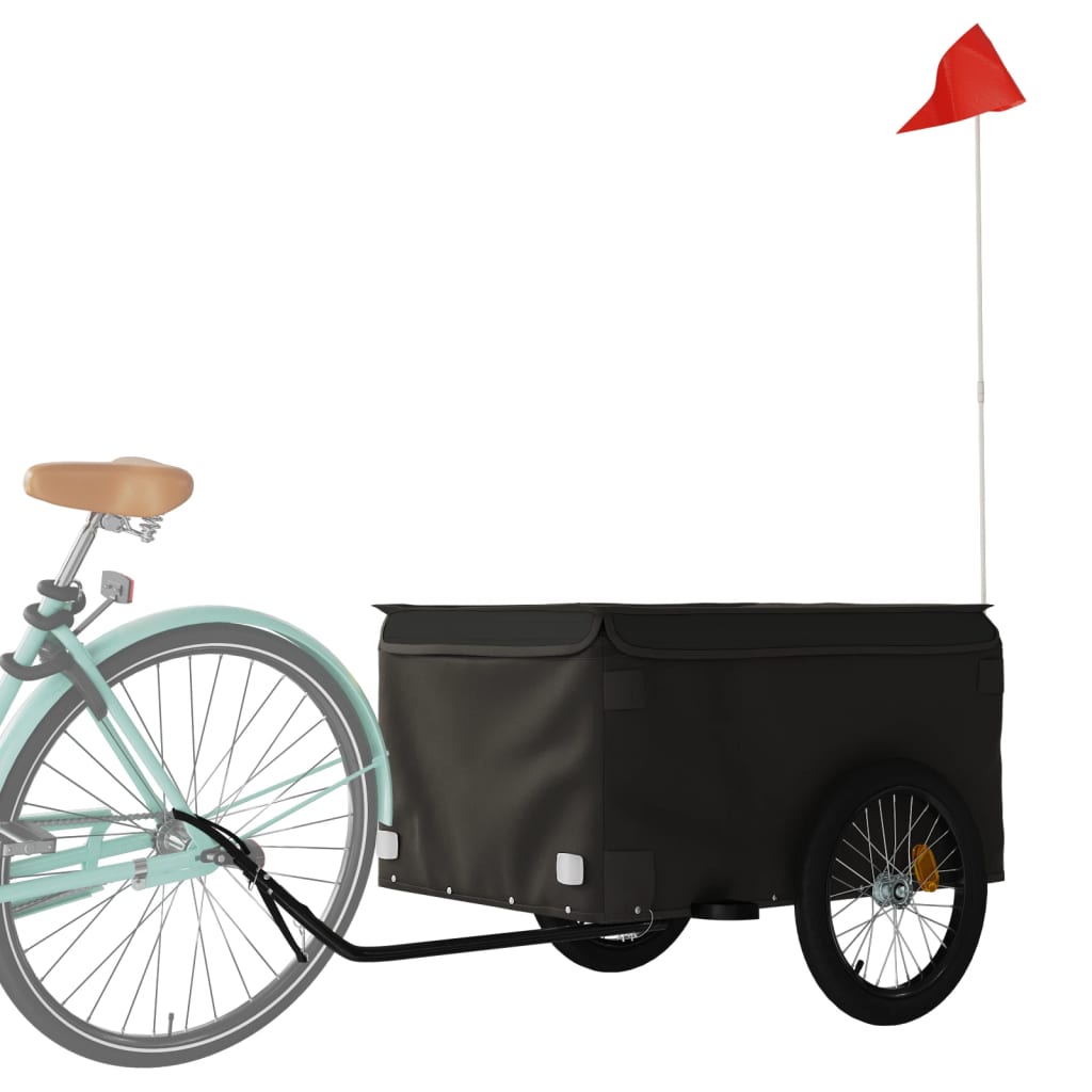 Fietstrailer 30 kg ijzer en