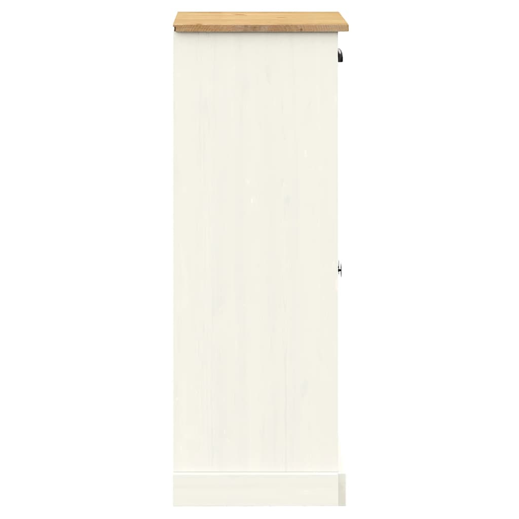 Schoenenkast VIGO 60x35x96 cm massief grenenhout grijs