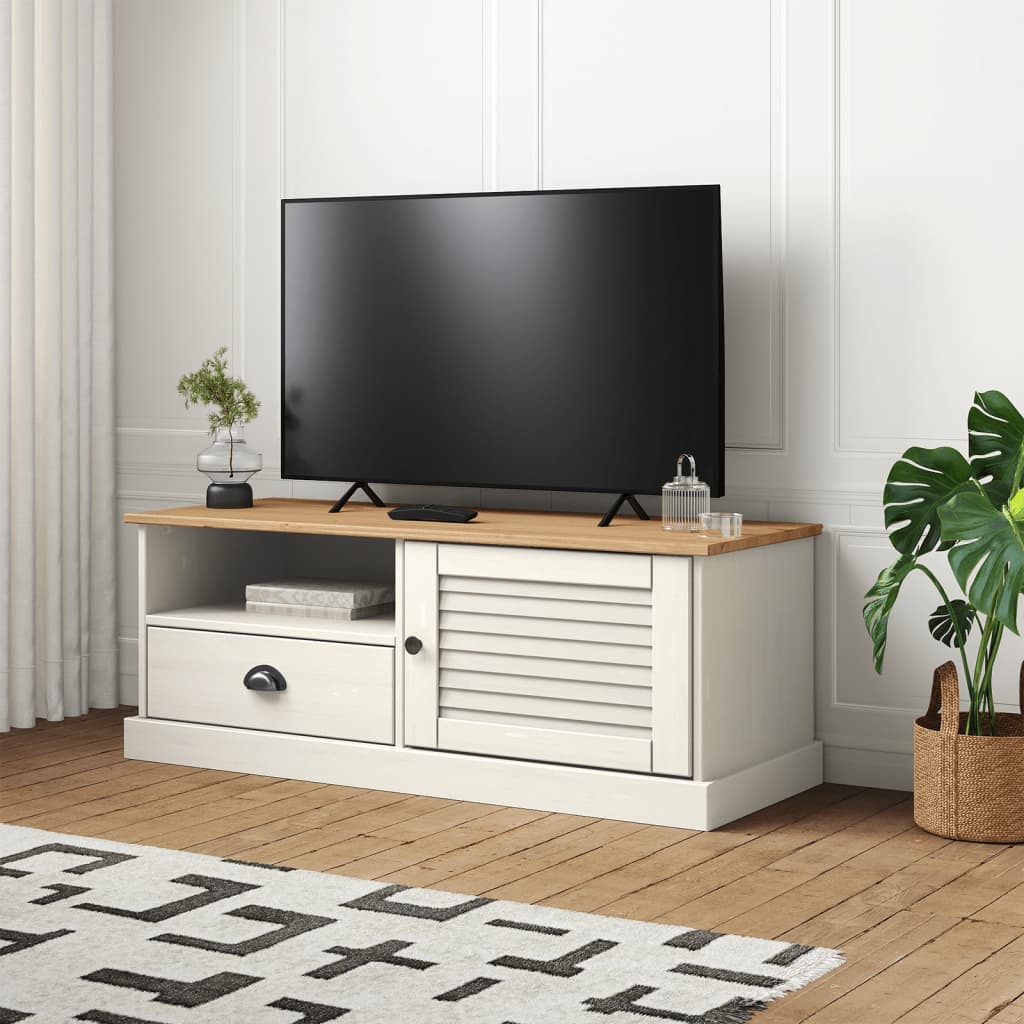 Tv-meubel VIGO 106x40x40 cm massief grenenhout