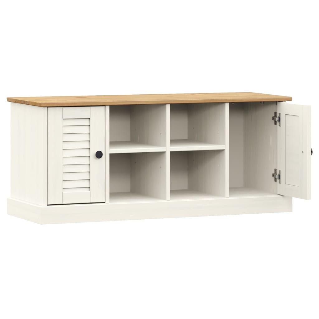 Schoenenbank VIGO 106x35x45 cm massief grenenhout