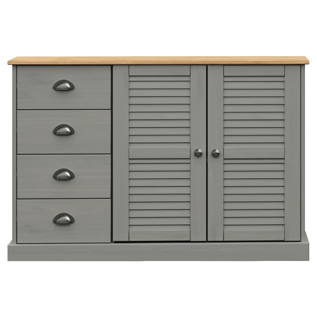 Dressoir met lades VIGO 113x40x75 cm massief grenenhout