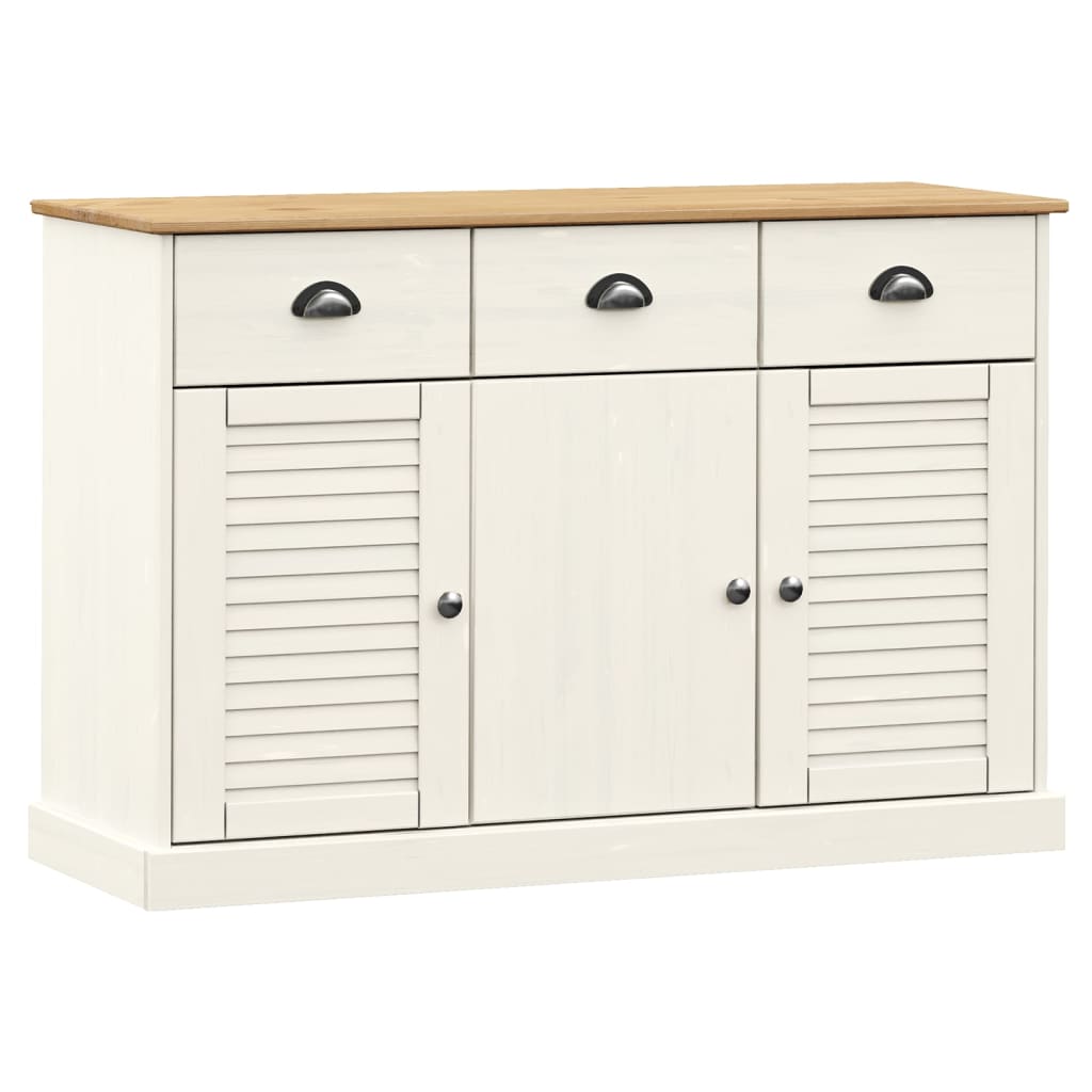 Dressoir met lades VIGO 113x40x75 cm massief grenenhout