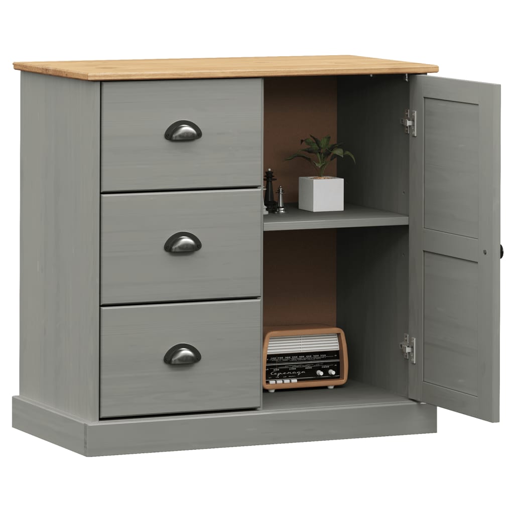 Dressoir met lades VIGO 78x40x75 cm massief grenenhout