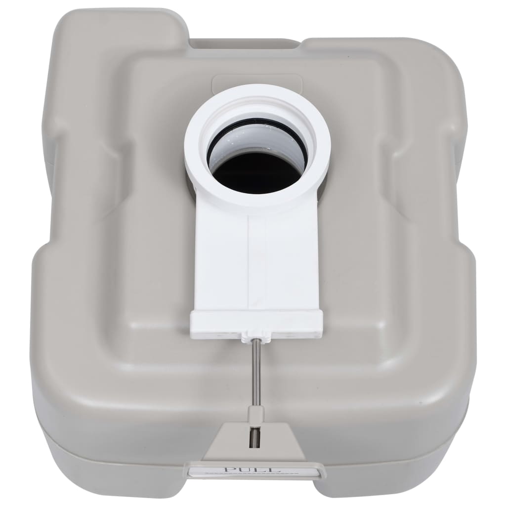 Campingtoilet en watertankset draagbaar