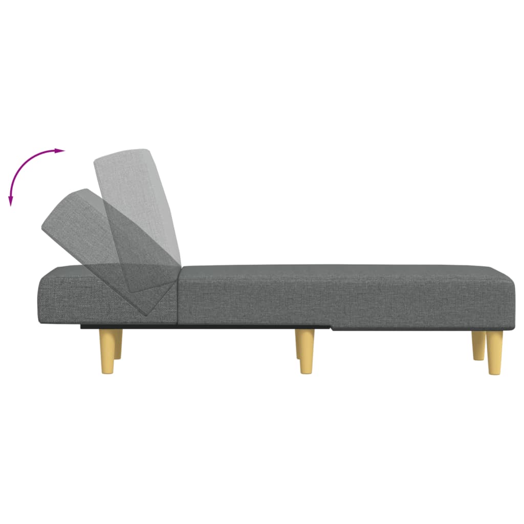 Chaise longue stof