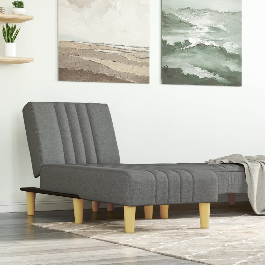 Chaise longue stof