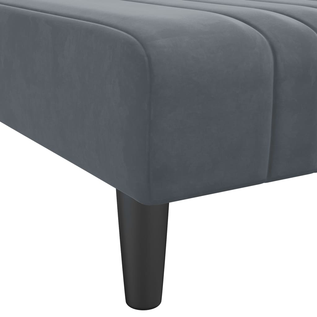 Chaise longue fluweel