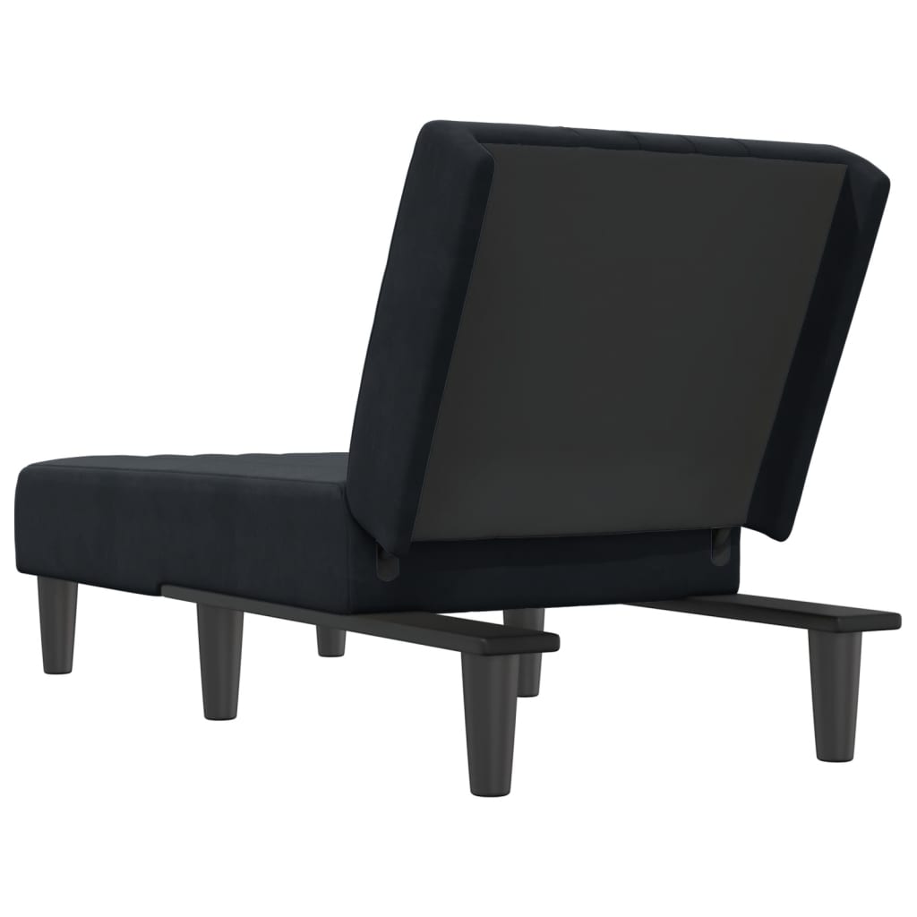 Chaise longue fluweel