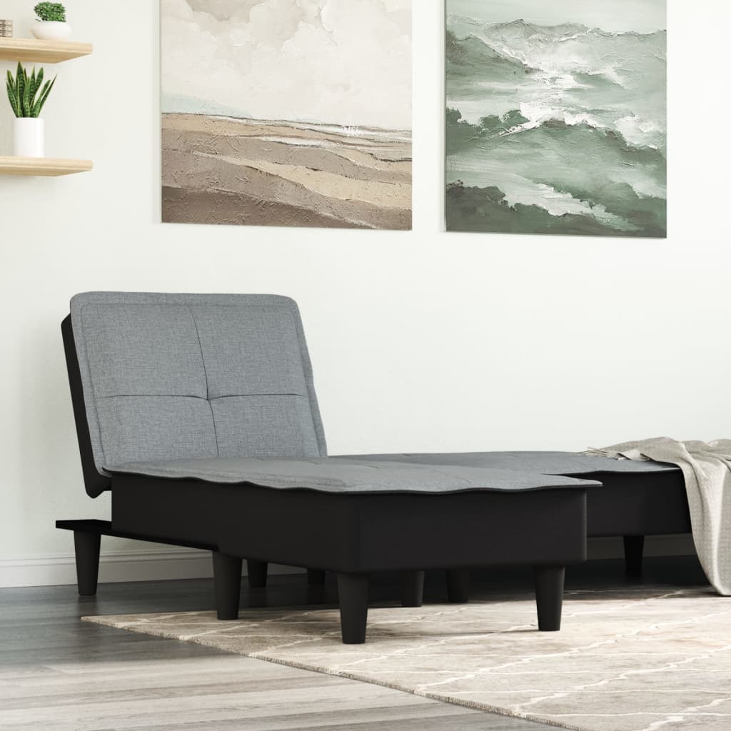 Chaise longue stof