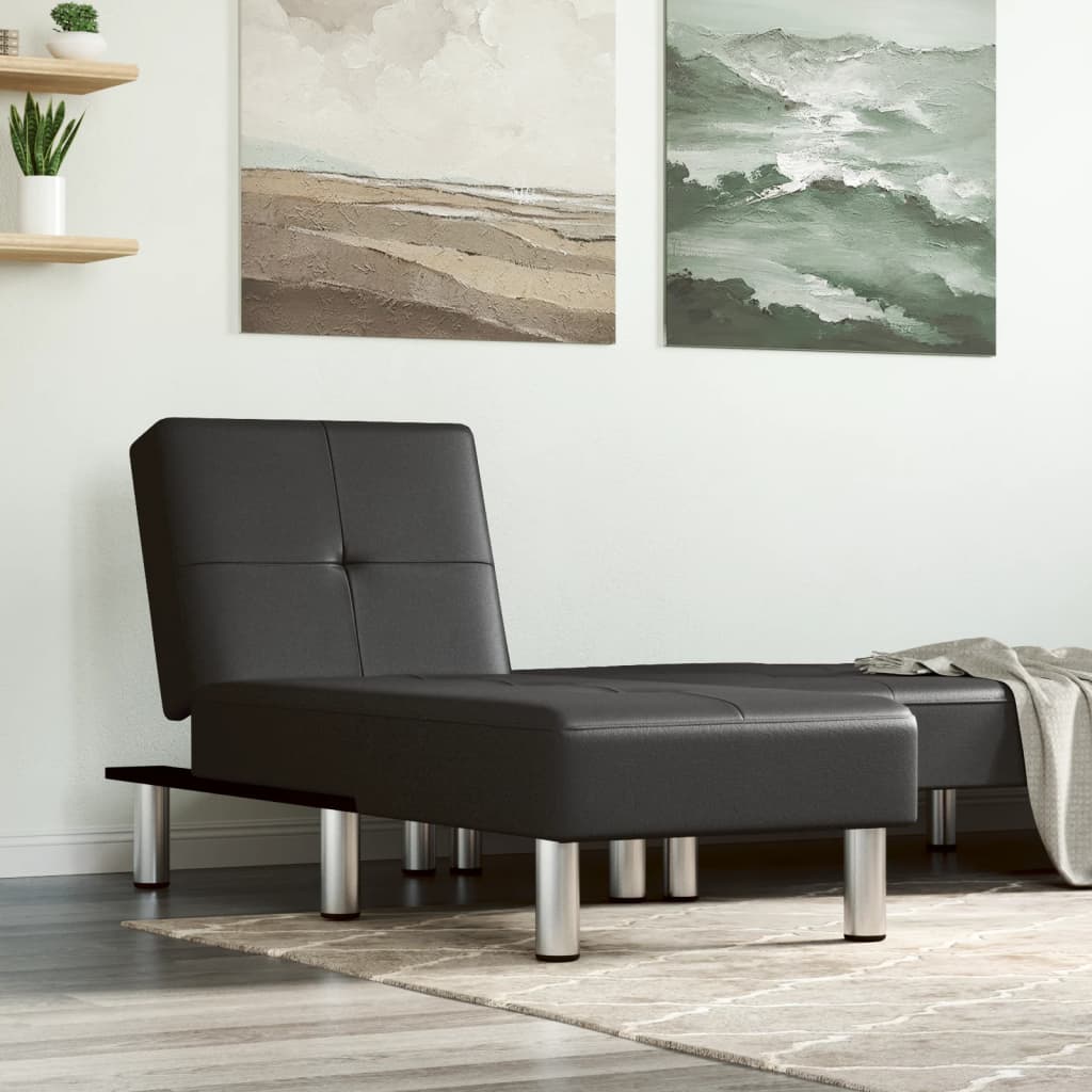 Chaise longue kunstleer