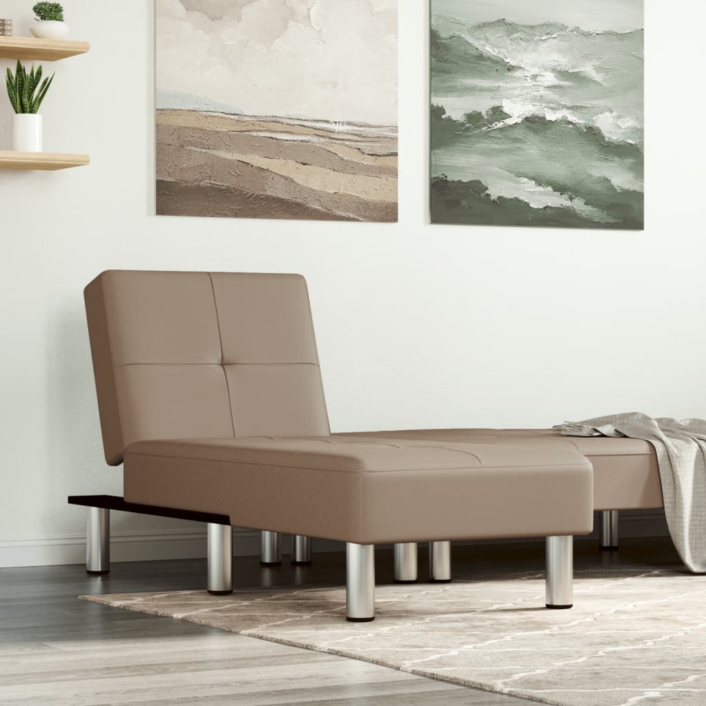 Chaise longue kunstleer