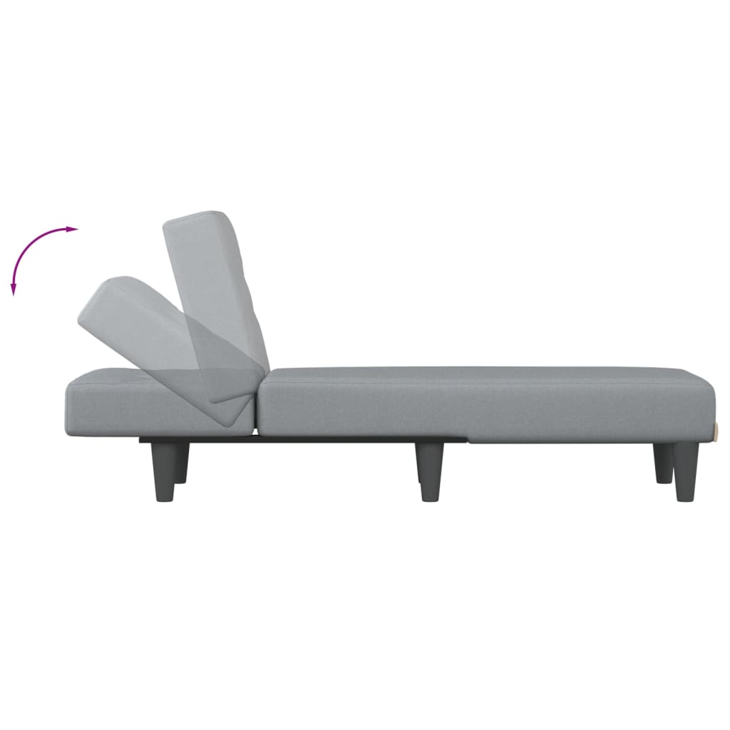 Chaise longue stof