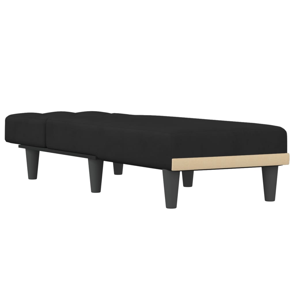 Chaise longue fluweel