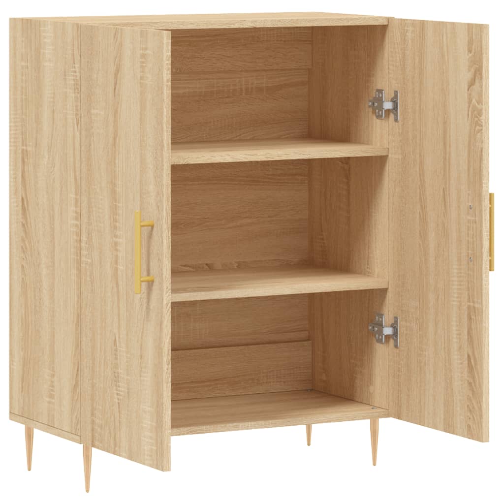 Dressoir 69,5x34x90 cm bewerkt hout