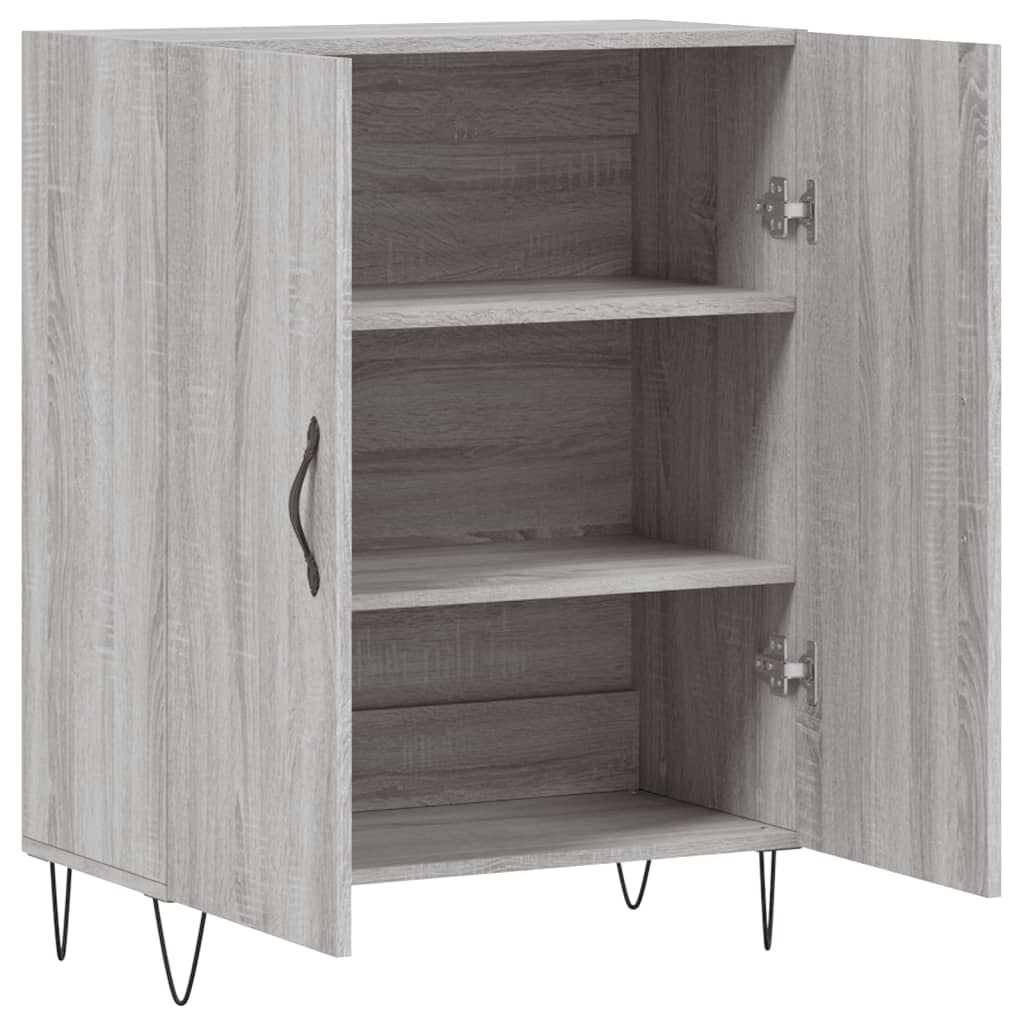 Dressoir 69,5x34x90 cm bewerkt hout eikenkleurig