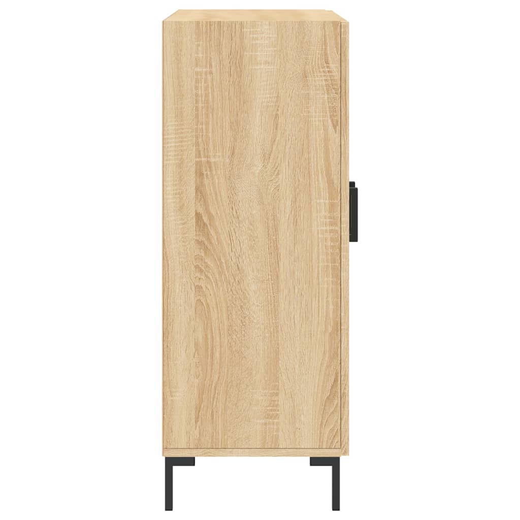 Dressoir 69,5x34x90 cm bewerkt hout eikenkleurig