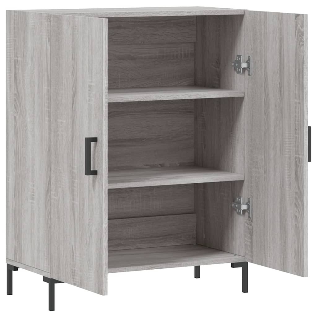 Dressoir 69,5x34x90 cm bewerkt hout eikenkleurig