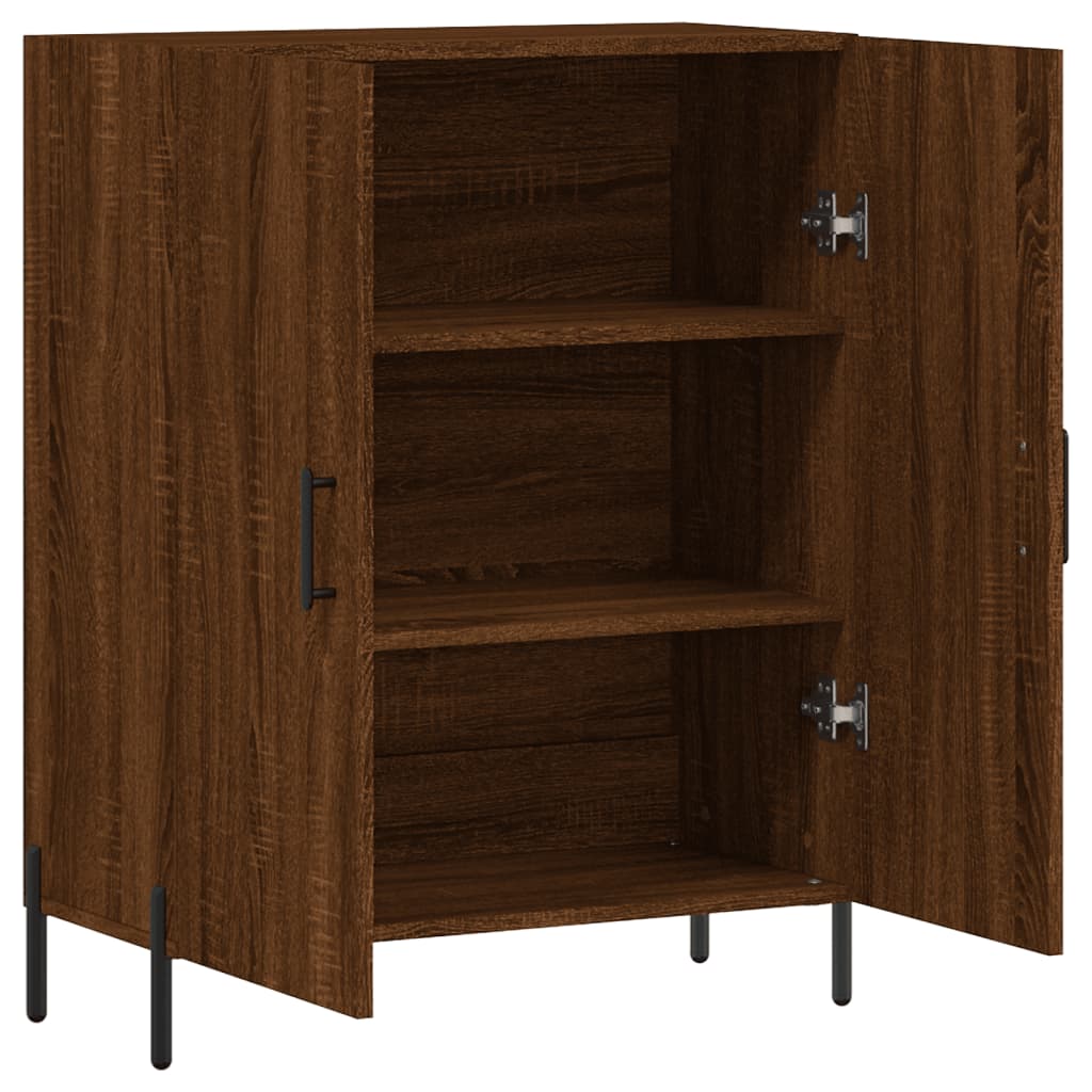 Dressoir 69,5x34x90 cm bewerkt hout eikenkleurig