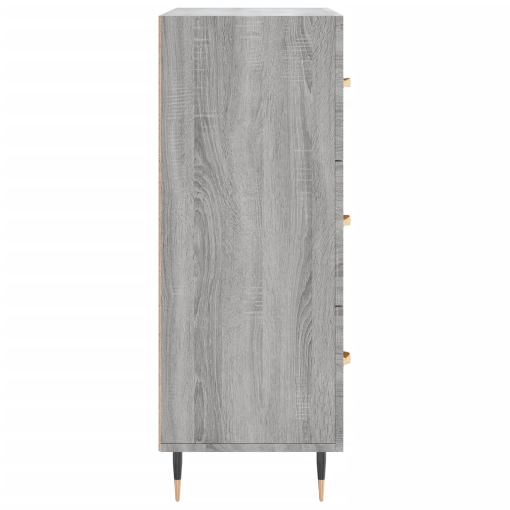 Dressoir 69,5x34x90 cm bewerkt hout