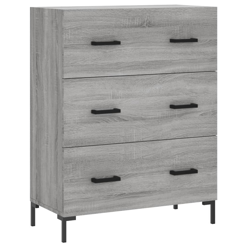 Dressoir 69,5x34x90 cm bewerkt hout eikenkleurig