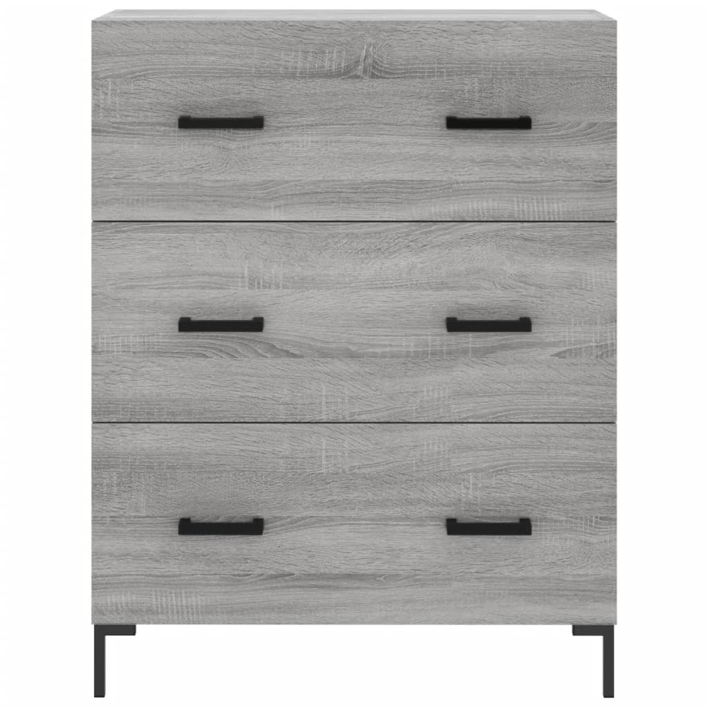 Dressoir 69,5x34x90 cm bewerkt hout eikenkleurig