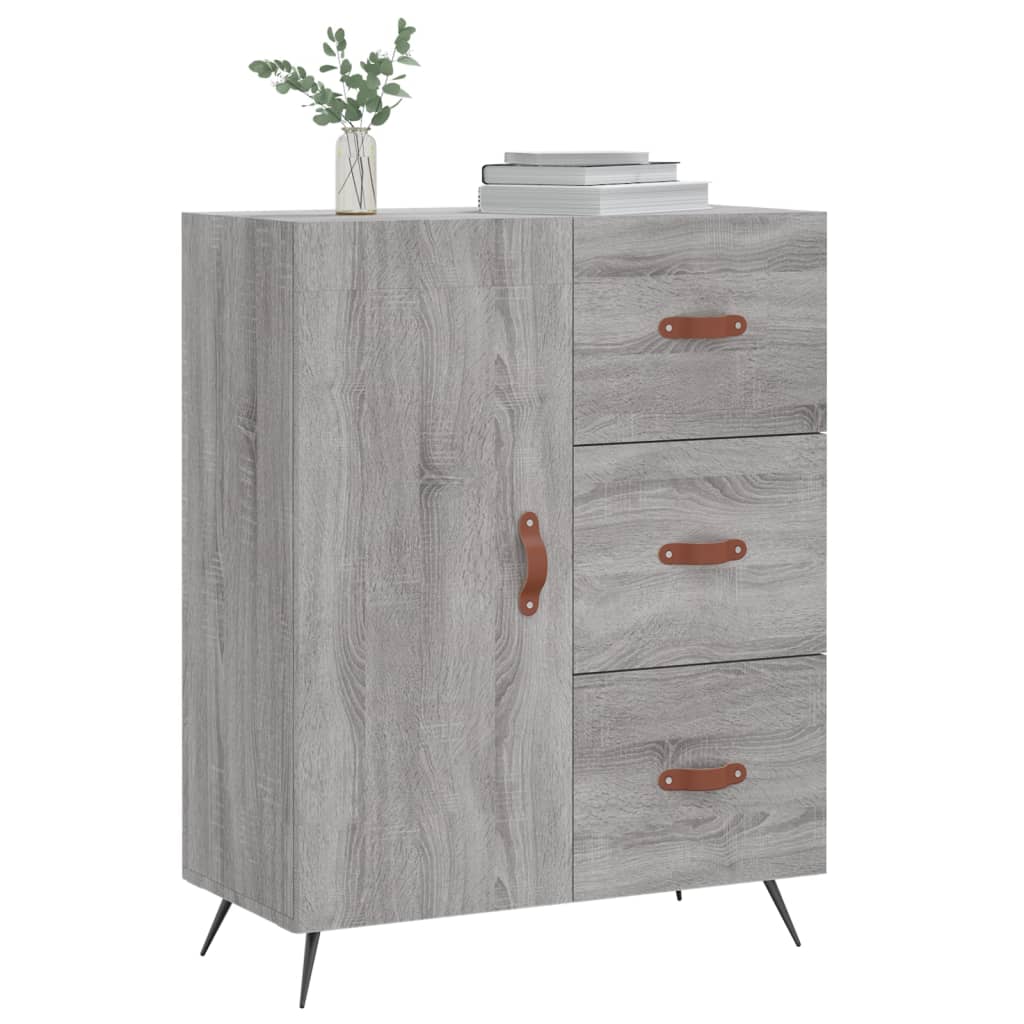 Dressoir 69,5x34x90 cm bewerkt hout