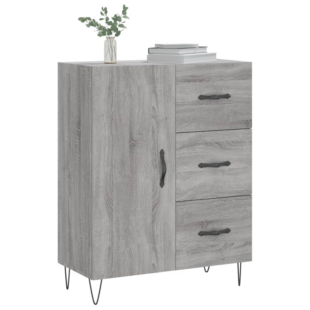 Dressoir 69,5x34x90 cm bewerkt hout