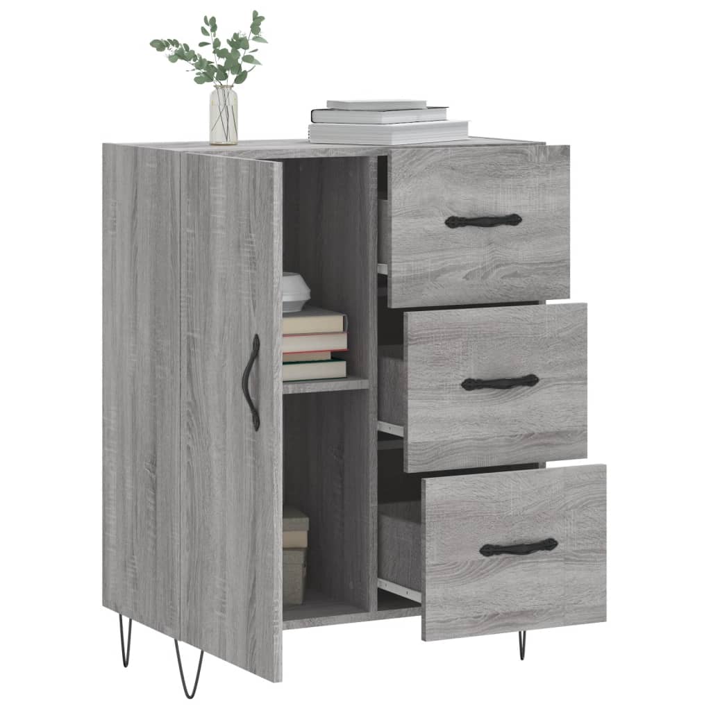 Dressoir 69,5x34x90 cm bewerkt hout