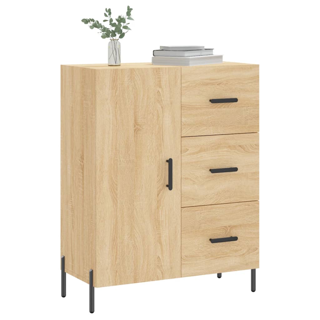 Dressoir 69,5x34x90 cm bewerkt hout