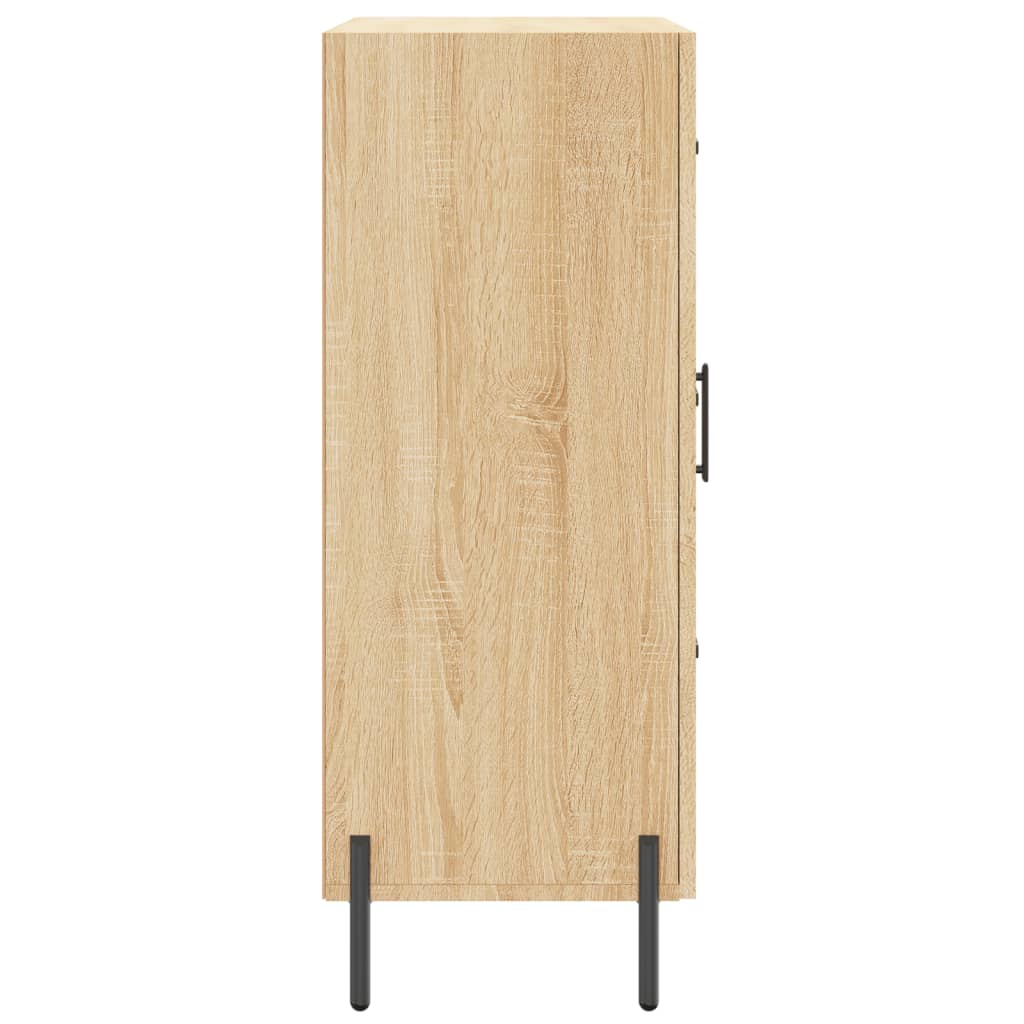 Dressoir 69,5x34x90 cm bewerkt hout bruin eikenkleur