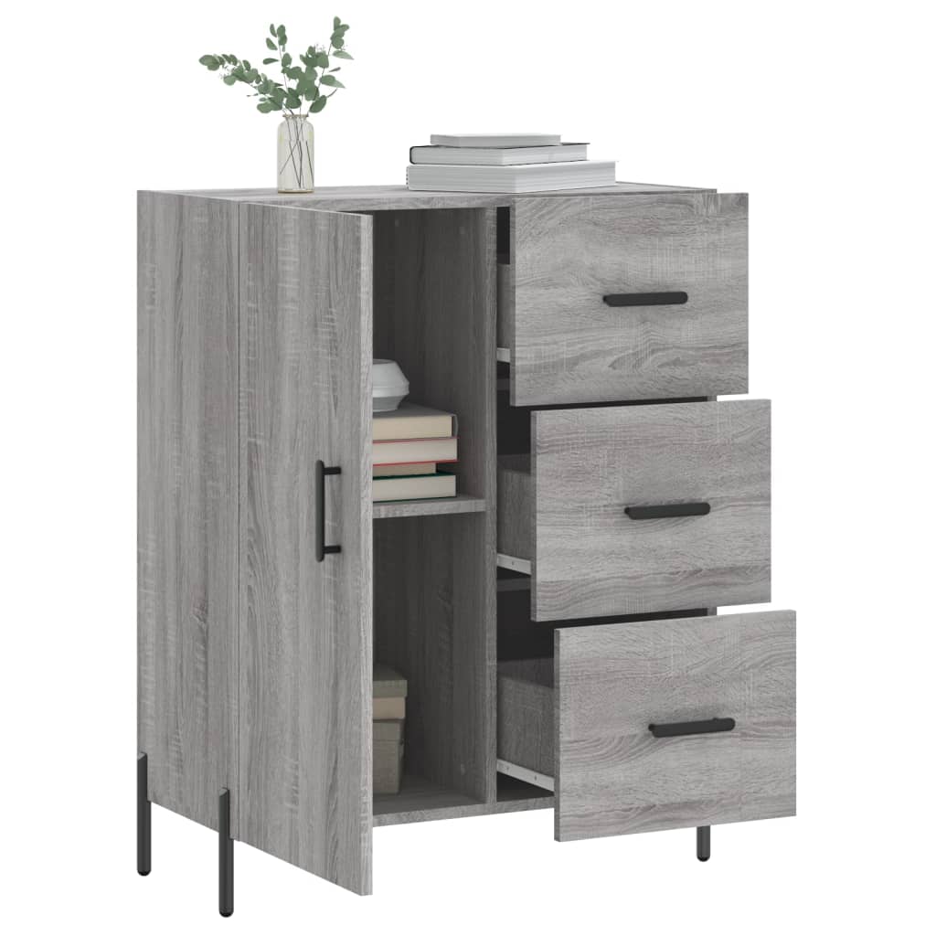 Dressoir 69,5x34x90 cm bewerkt hout