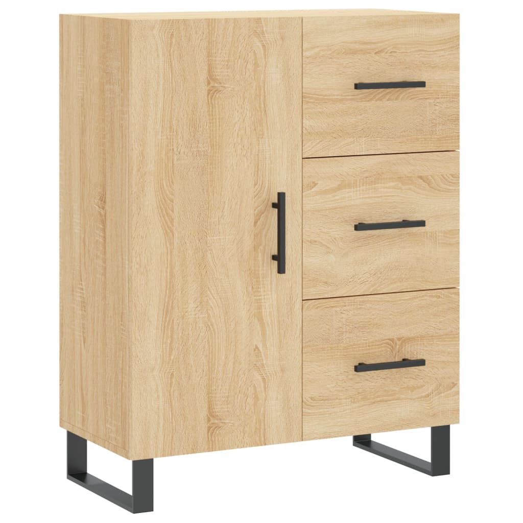 Dressoir 69,5x34x90 cm bewerkt hout