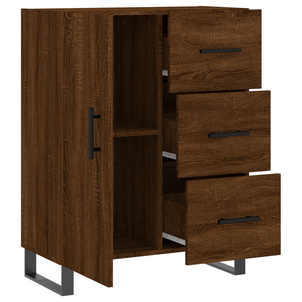 Dressoir 69,5x34x90 cm bewerkt hout