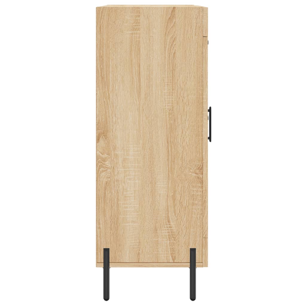 Dressoir 69,5x34x90 cm bewerkt hout bruin eikenkleur