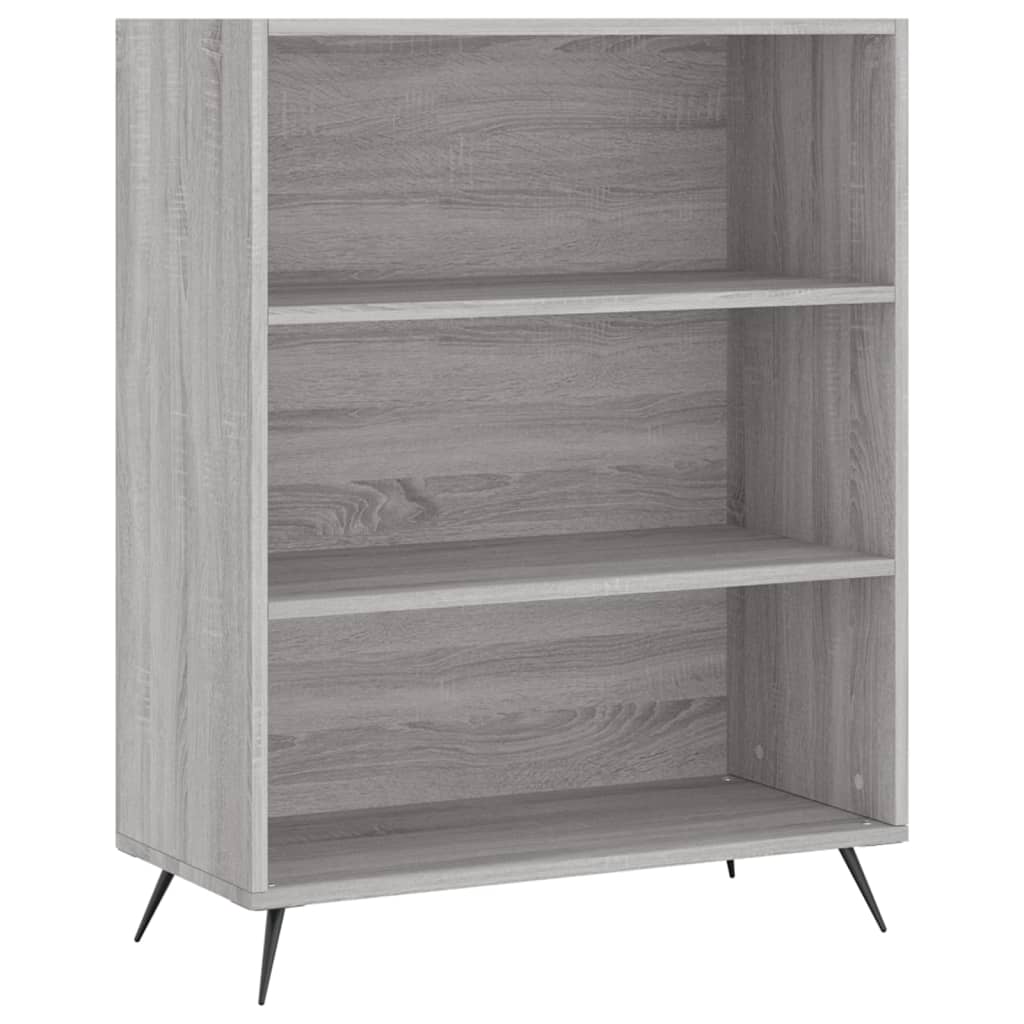 Boekenkast 69,5x32,5x90 cm bewerkt hout eikenkleurig