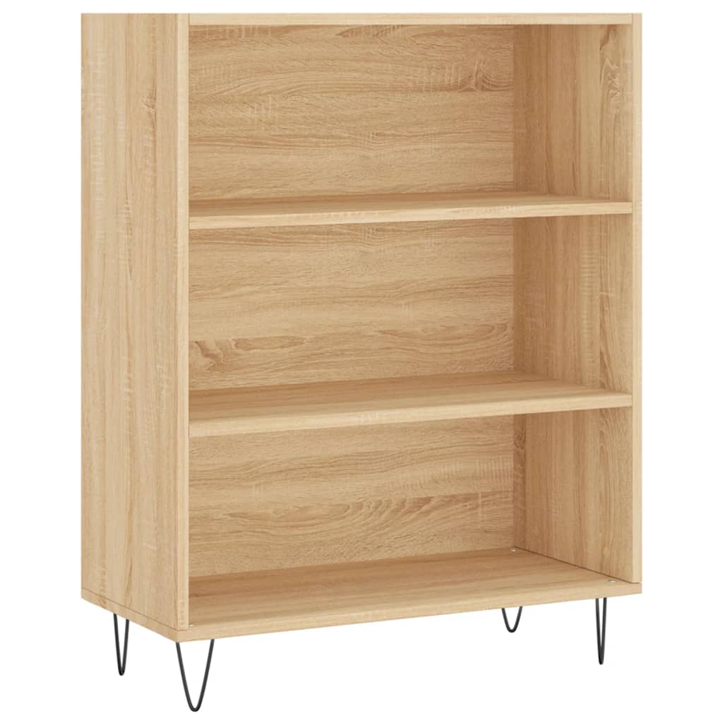 Boekenkast 69,5x32,5x90 cm bewerkt hout