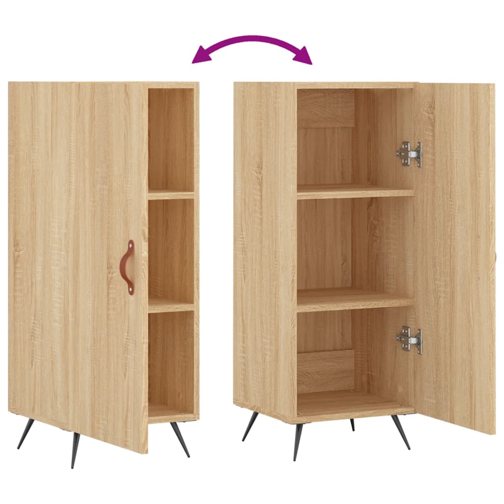 Dressoir 34,5x34x90 cm bewerkt hout