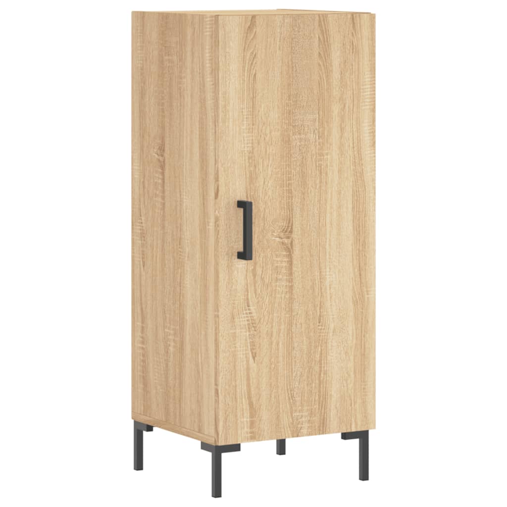 Dressoir 34,5x34x90 cm bewerkt hout eikenkleurig