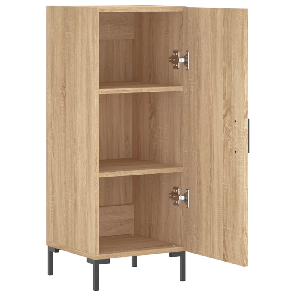 Dressoir 34,5x34x90 cm bewerkt hout eikenkleurig