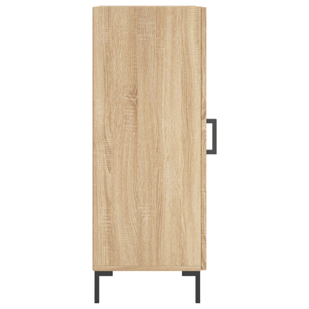 Dressoir 34,5x34x90 cm bewerkt hout eikenkleurig