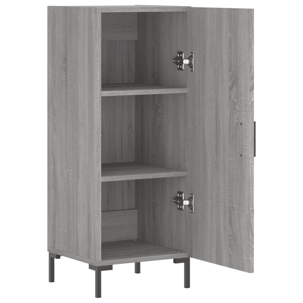 Dressoir 34,5x34x90 cm bewerkt hout eikenkleurig